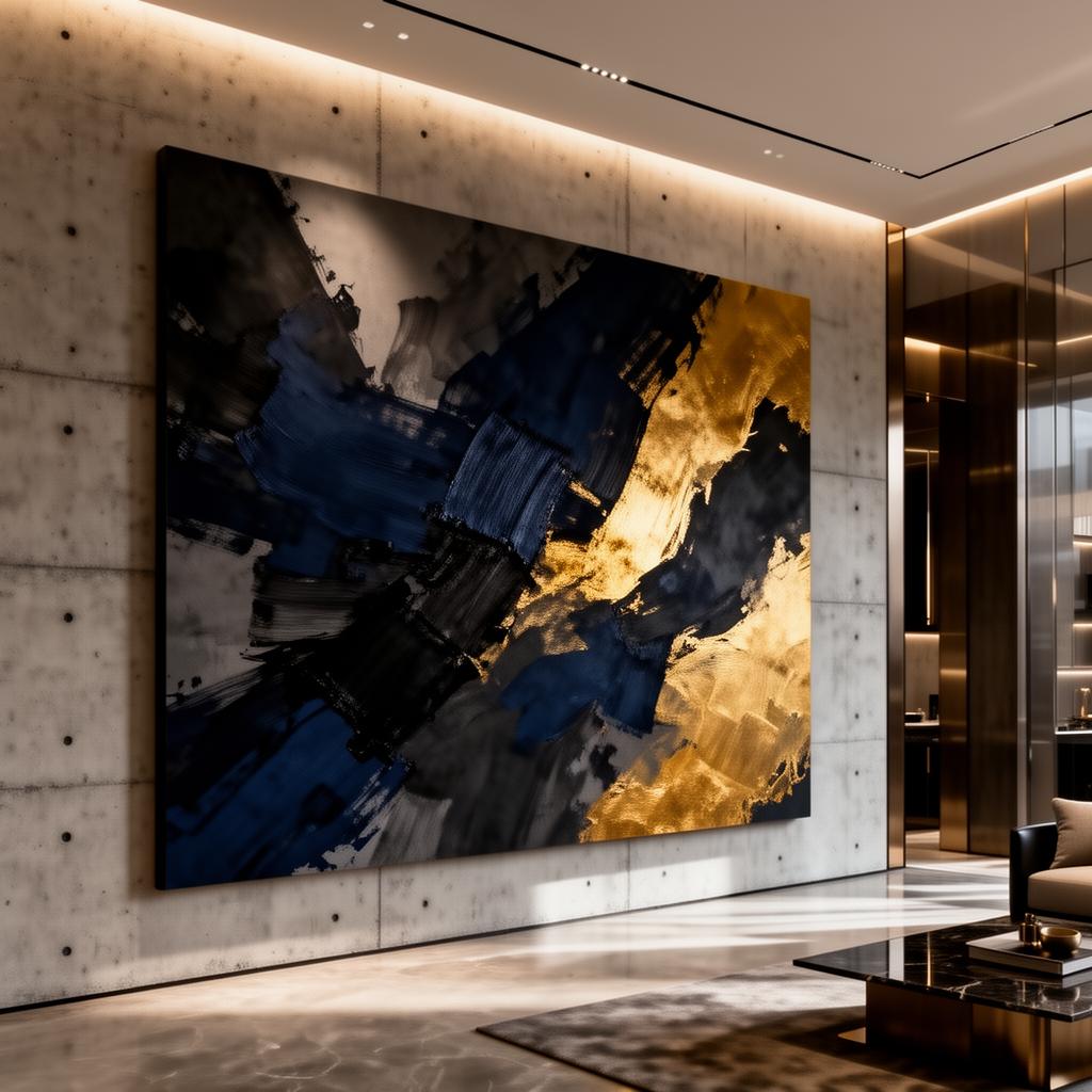 Obsidian & Gold — Private Residence, NYC