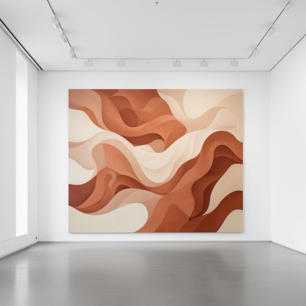 Terracotta Flow — Gallery Installation, LA